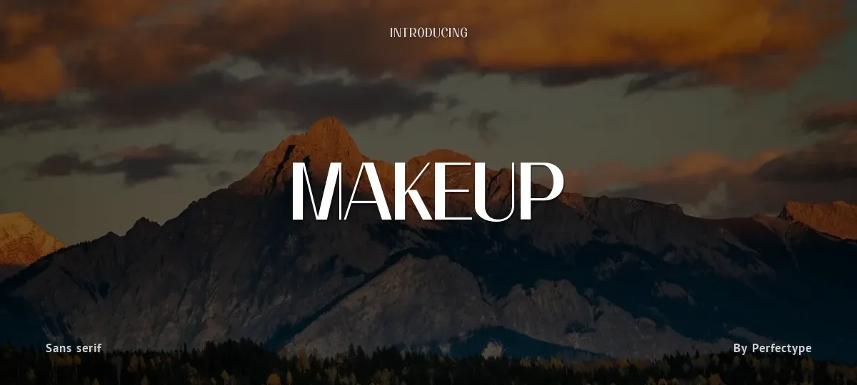 Makeup font preview