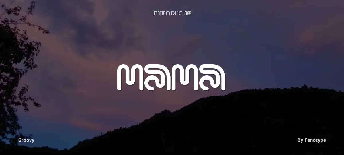 Mama font preview