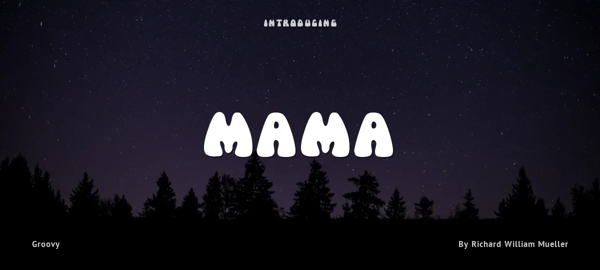 Mama font preview