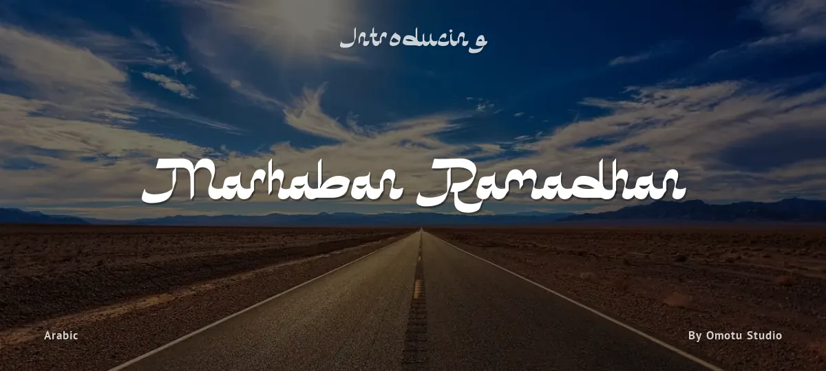 Marhaban Ramadhan font preview