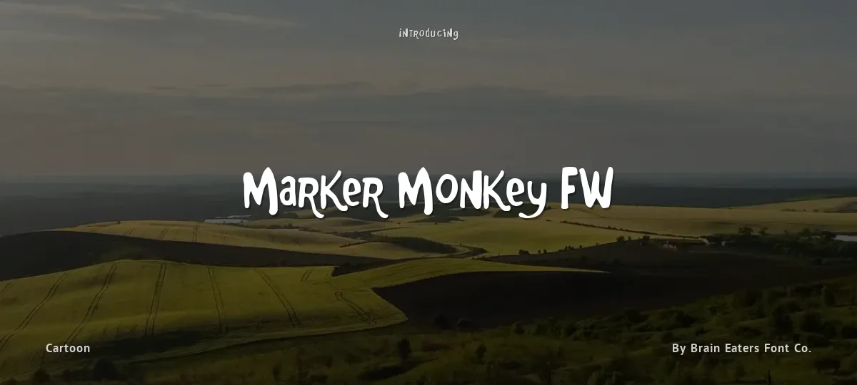 Marker Monkey FW font preview