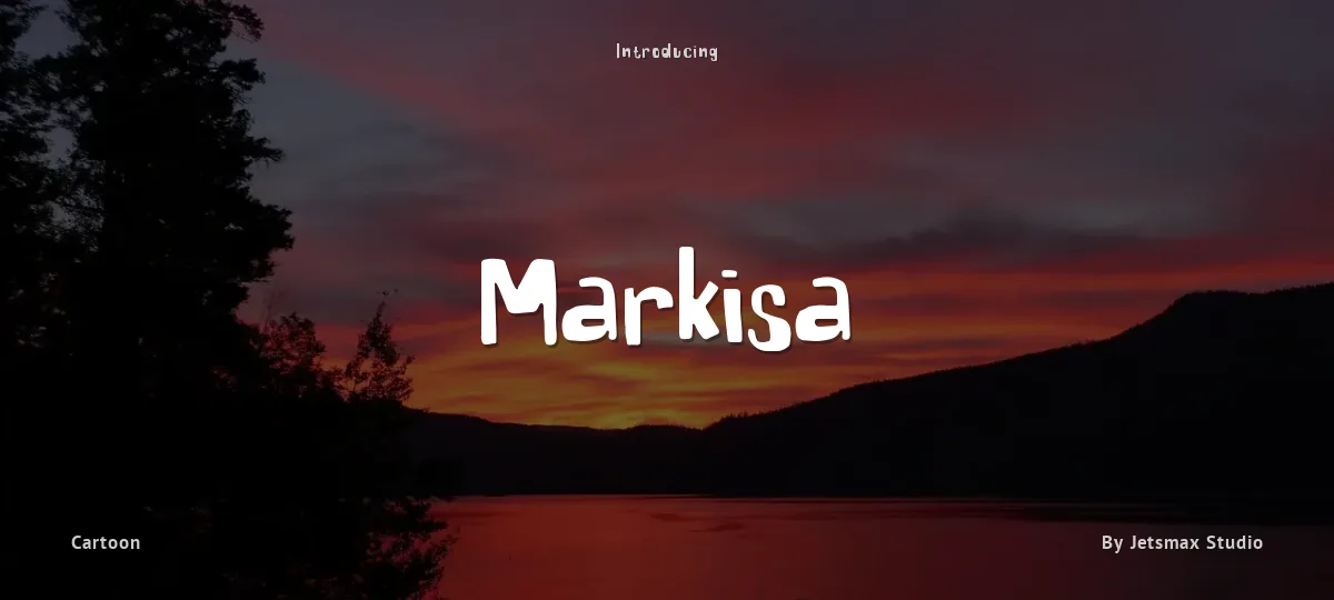 Markisa font preview