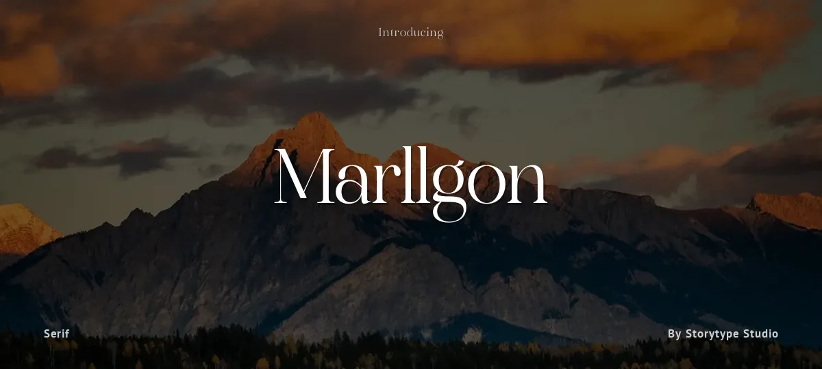 Marllgon font preview