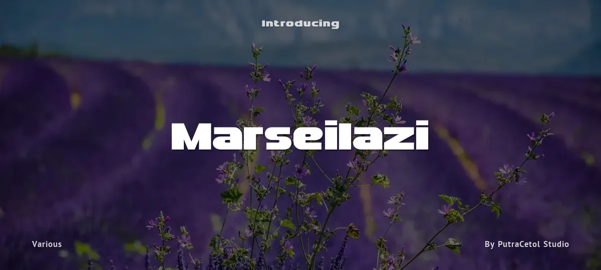 Marseilazi font preview