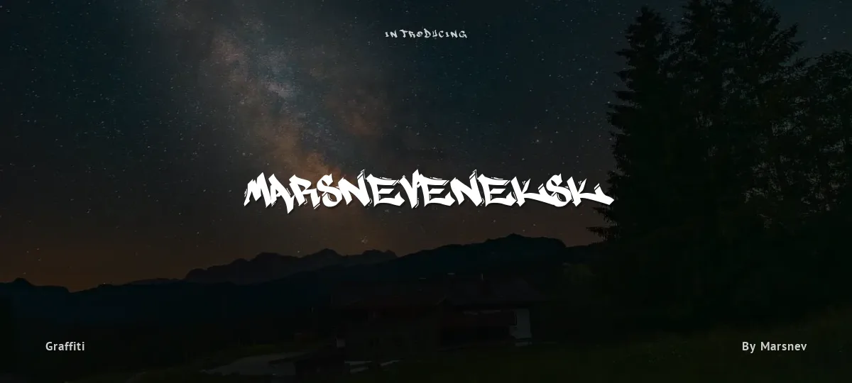 Marsneveneksk font preview