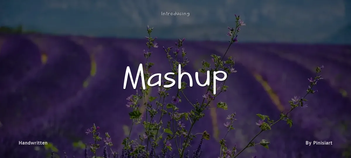 Mashup font preview