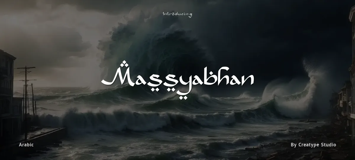 Massyabhan font preview