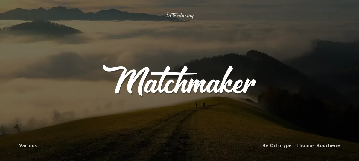 Matchmaker font preview