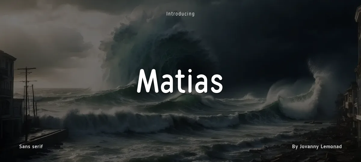 Matias font preview