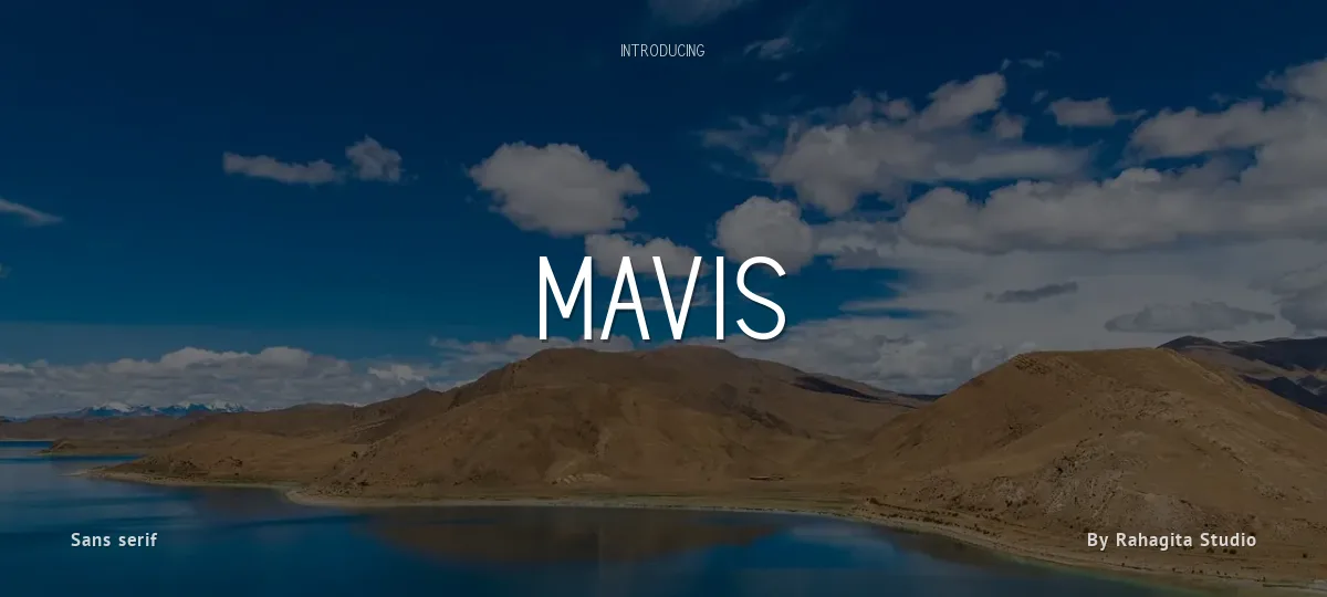 Mavis font preview