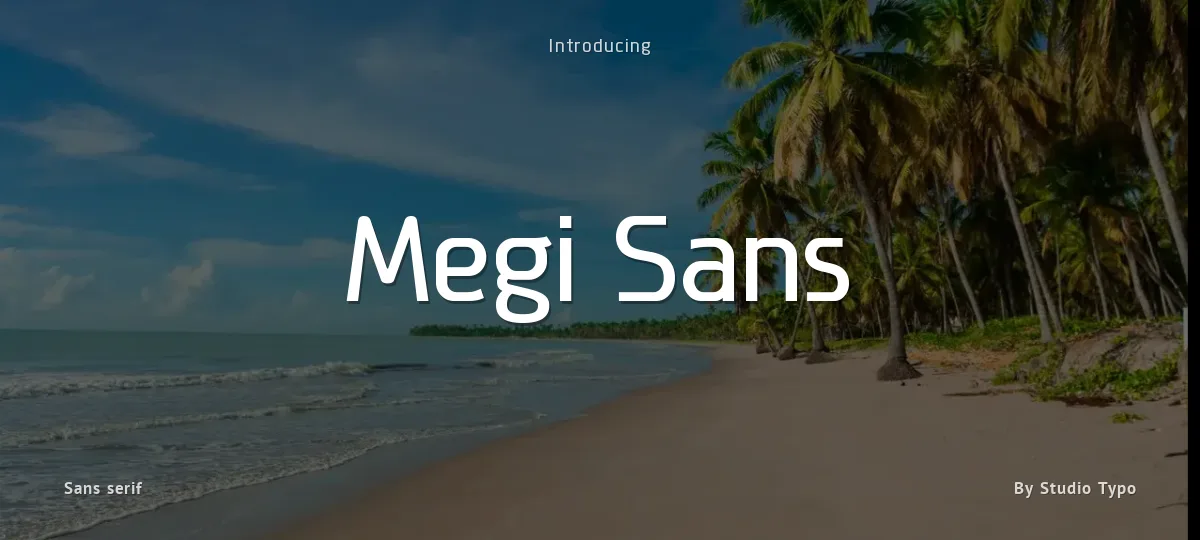 Megi Sans font preview