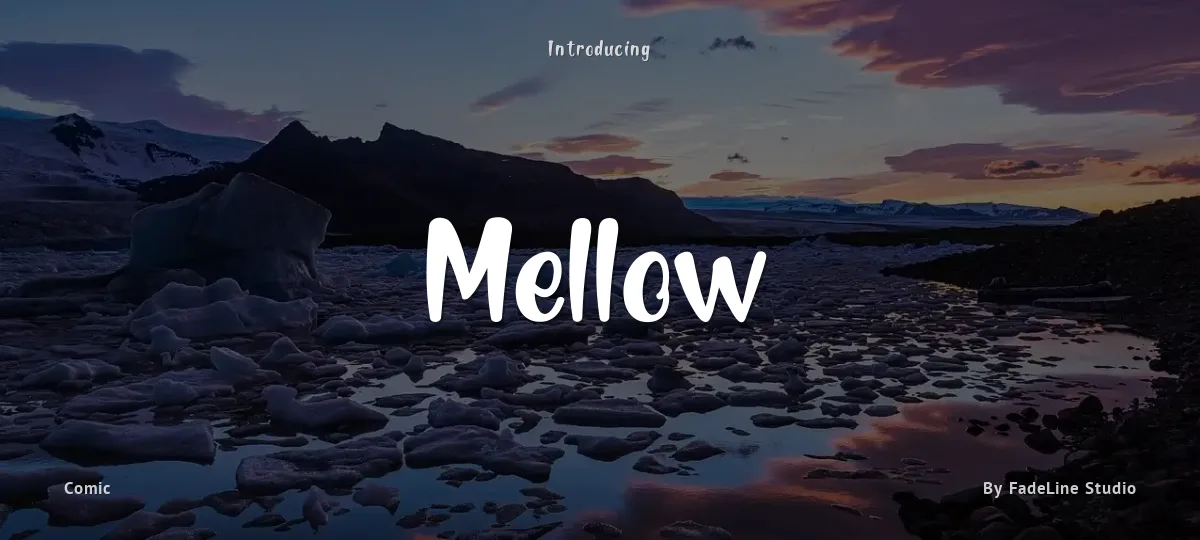 Mellow font preview