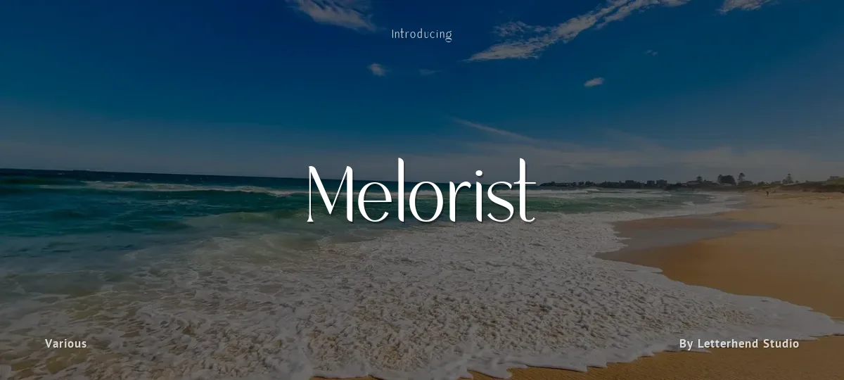 Melorist font preview
