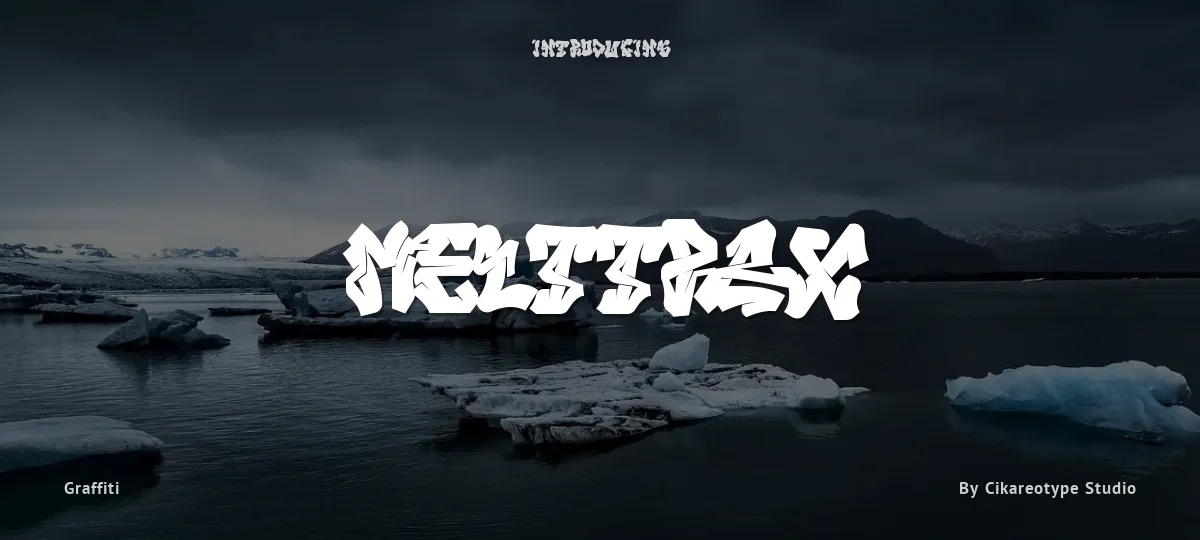 Melttrax font preview