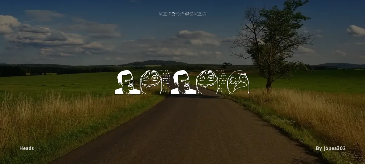Memes font preview