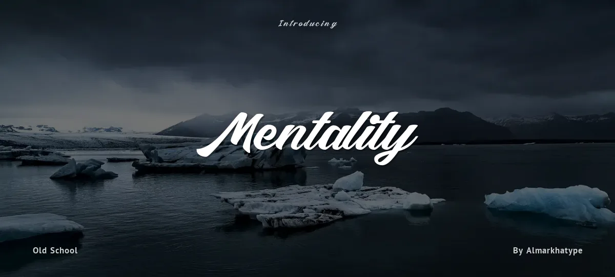 Mentality font preview