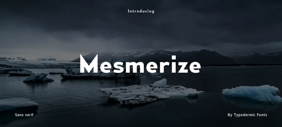 Mesmerize font preview