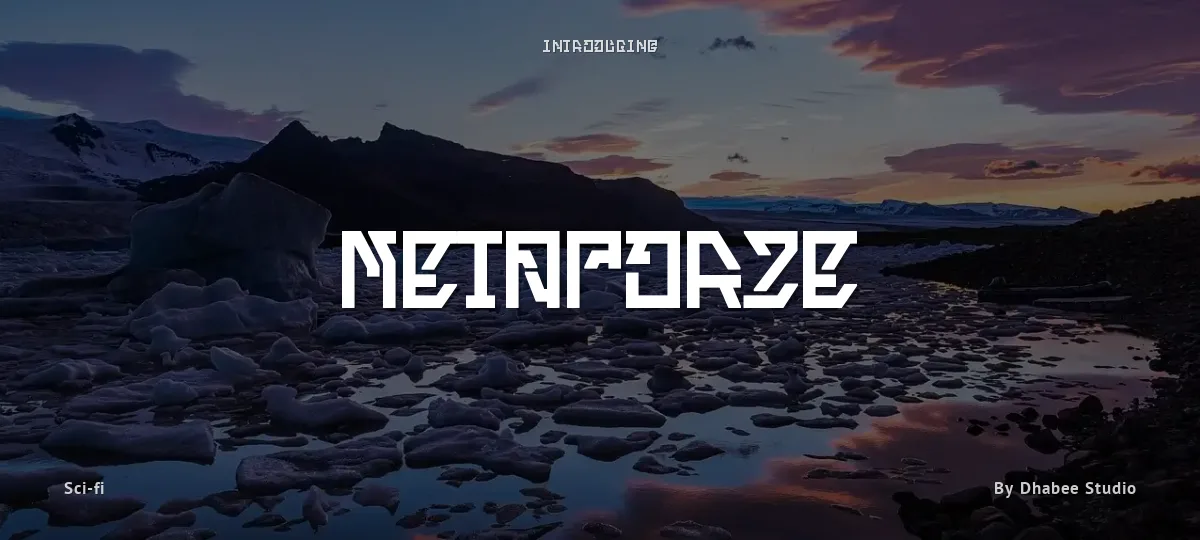 Metaporze font preview