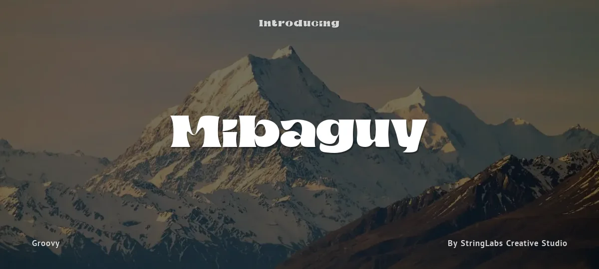 Mibaguy font preview
