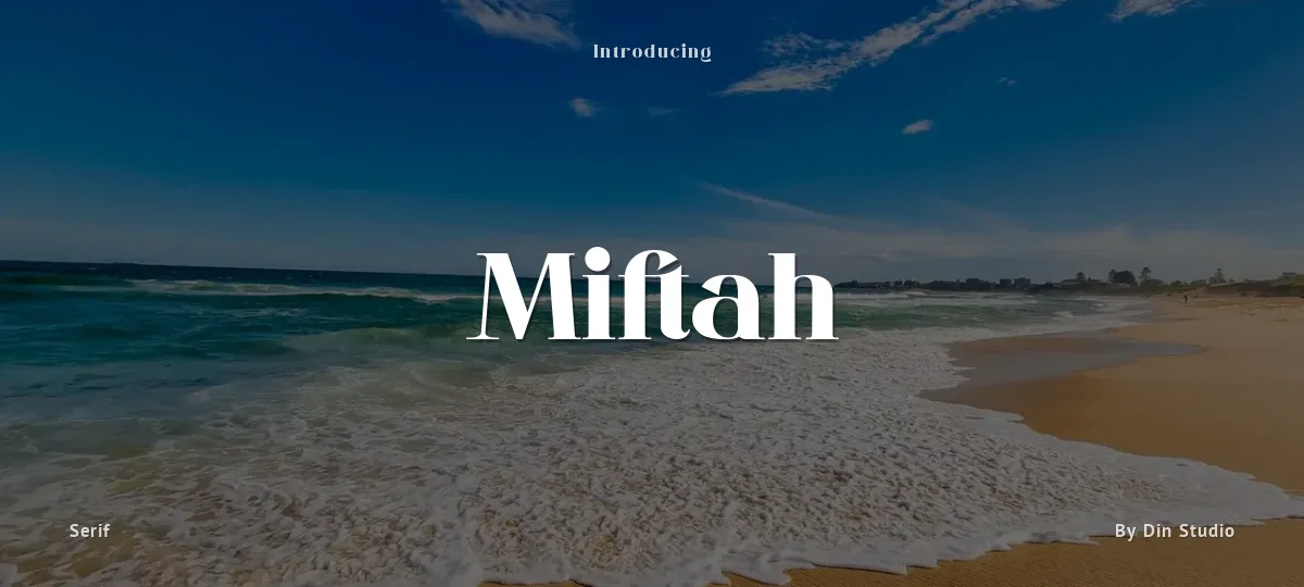 Miftah font preview