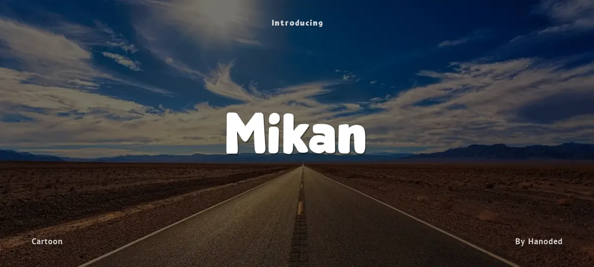 Mikan font preview