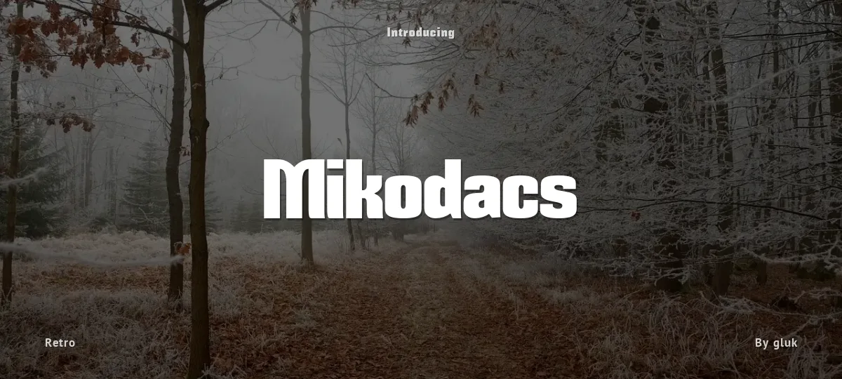 Mikodacs font preview