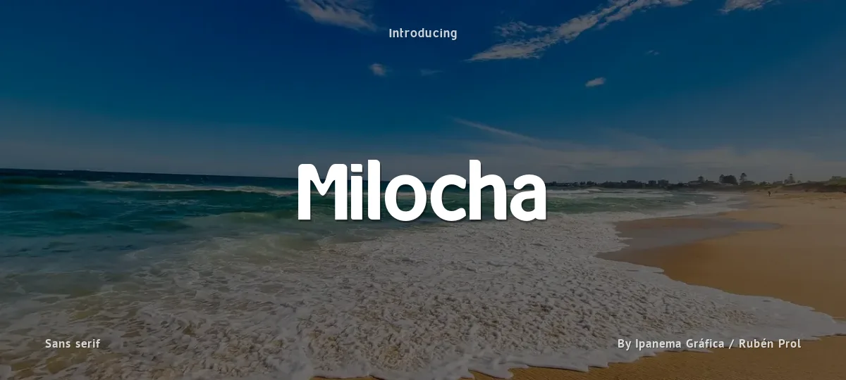Milocha font preview
