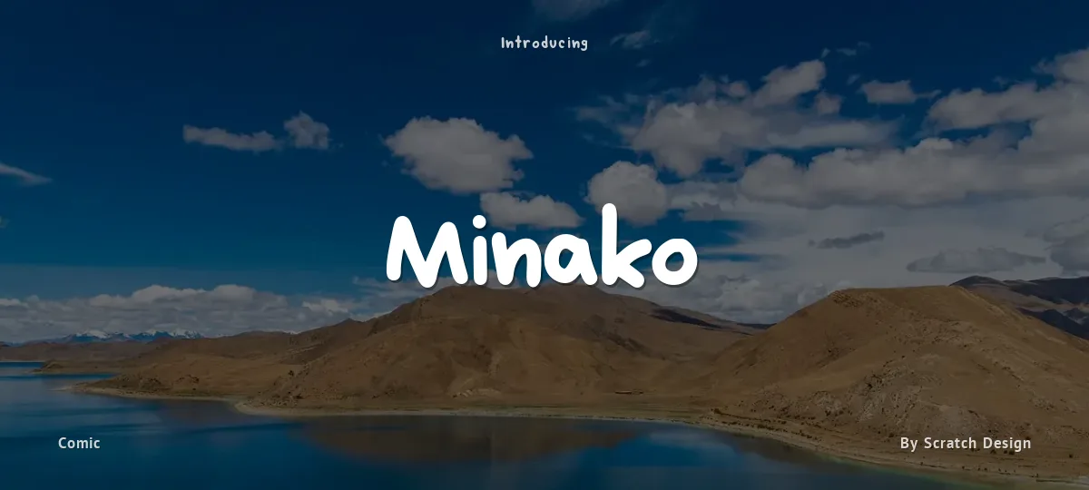 Minako font preview