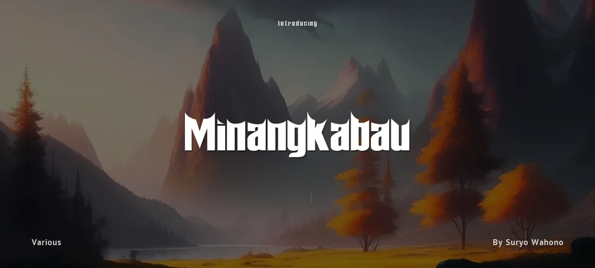 Minangkabau font preview