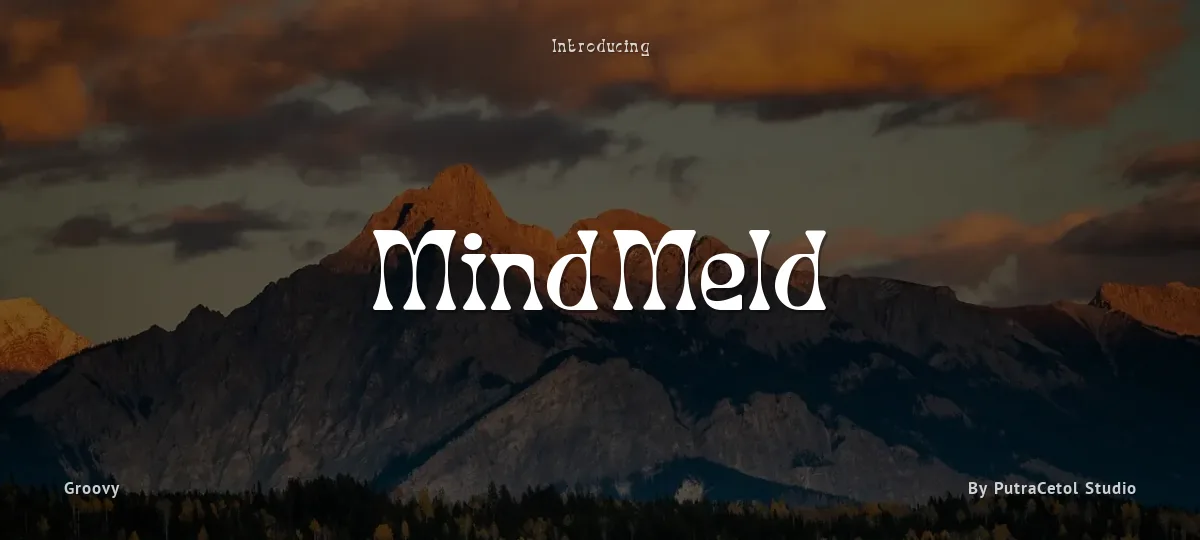 Mind Meld font preview