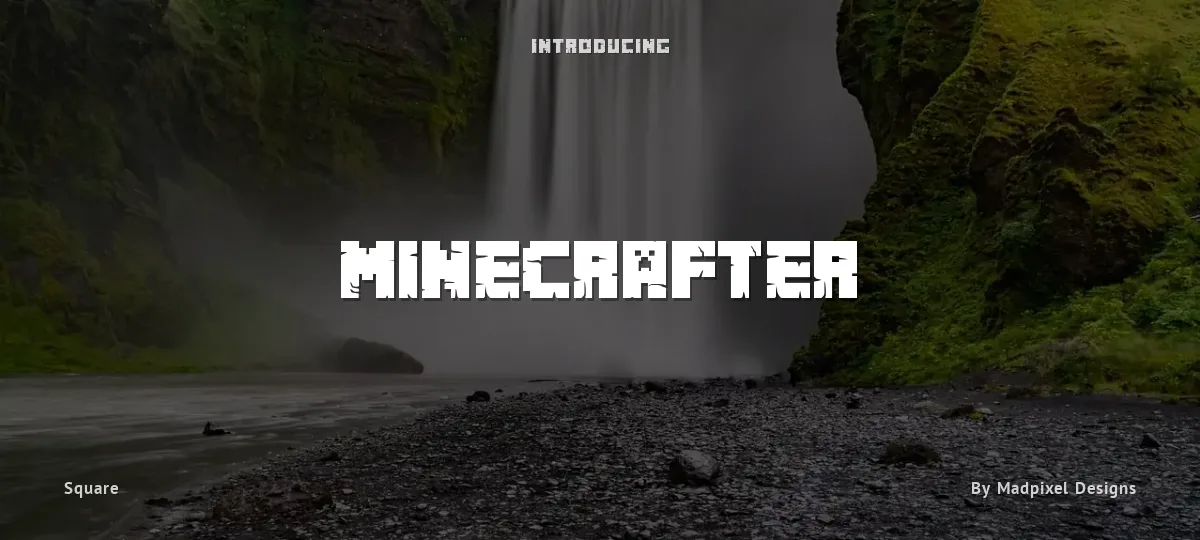 MineCrafter font preview