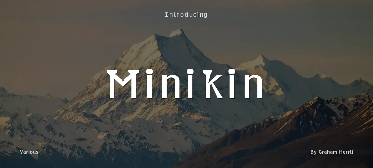 Minikin font preview