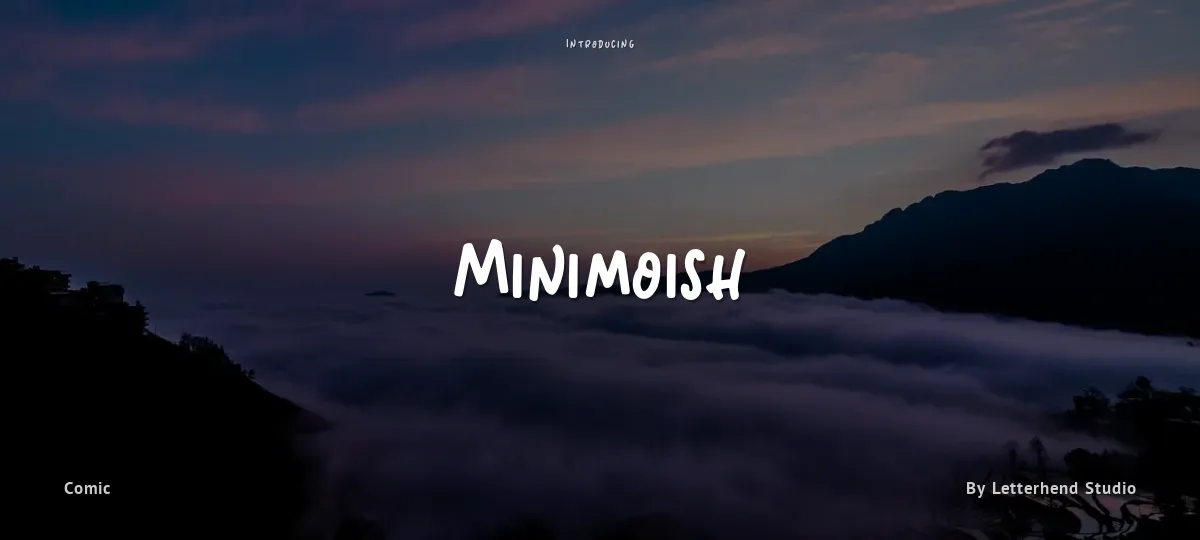 Minimoish font preview