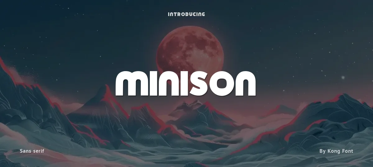 Minison font preview