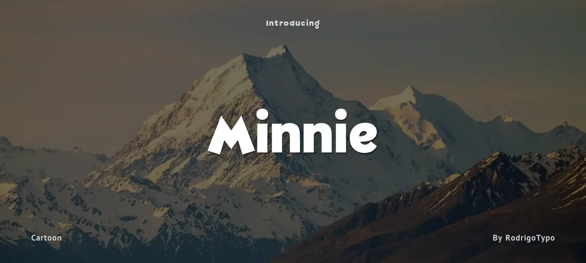 Minnie font preview