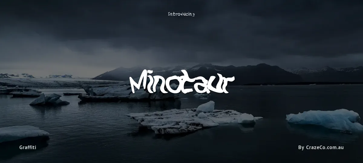 Minotaur font preview
