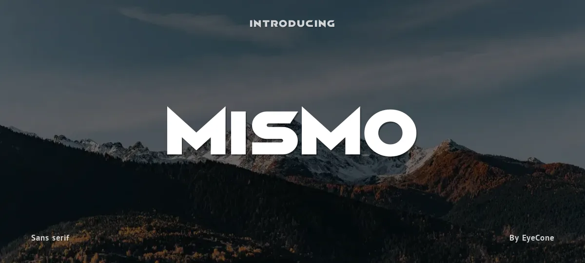 Mismo font preview