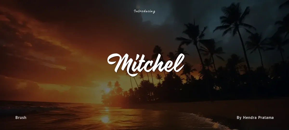 Mitchel font preview