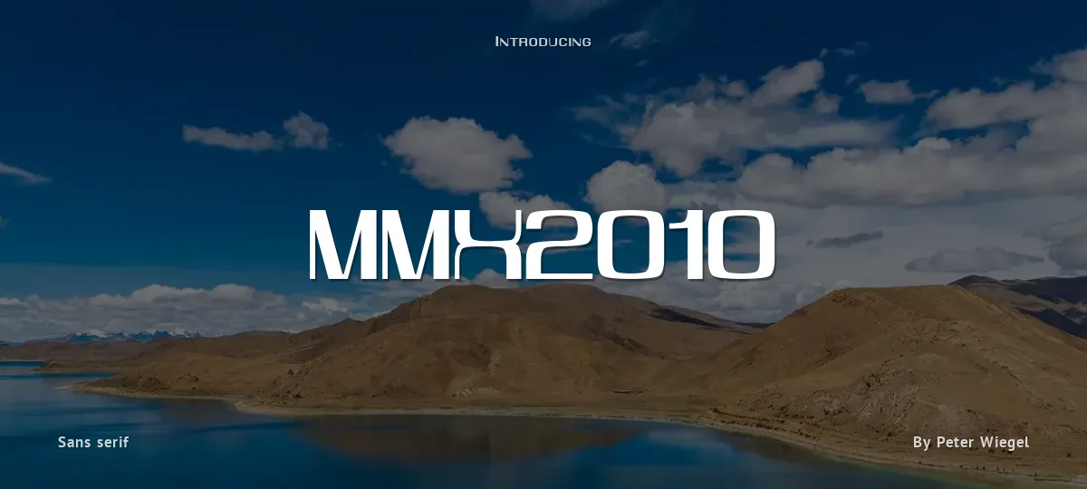 MMX2010 font preview