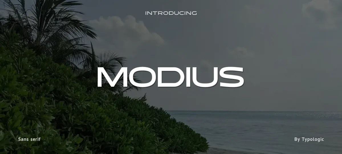 Modius font preview