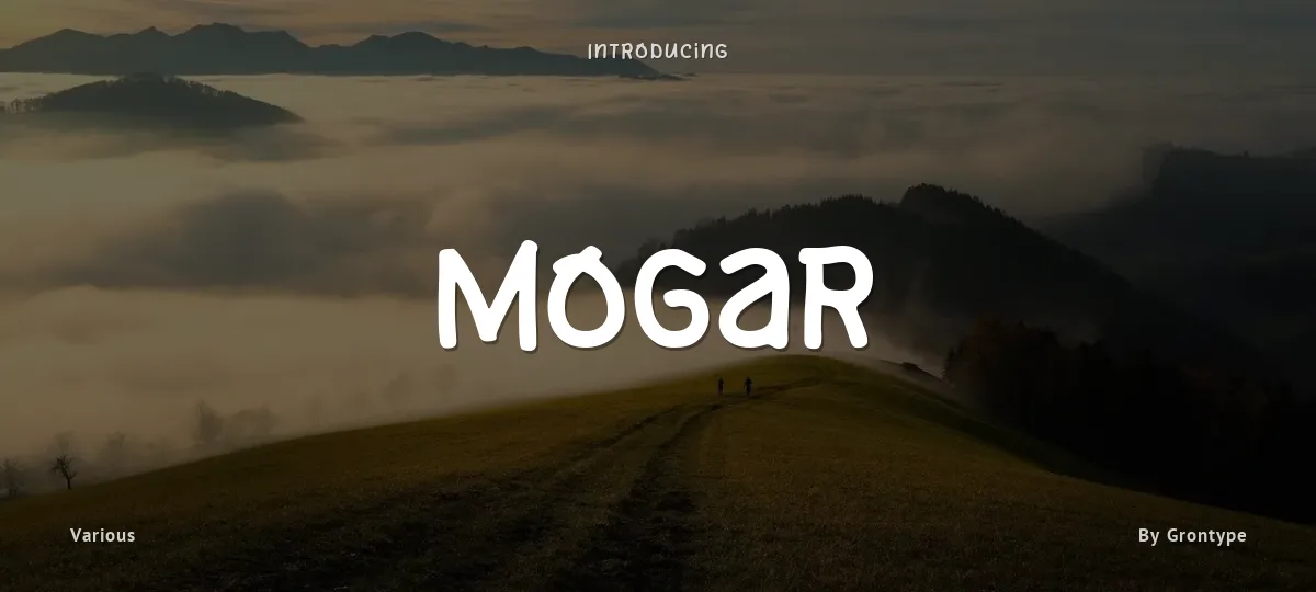 Mogar font preview