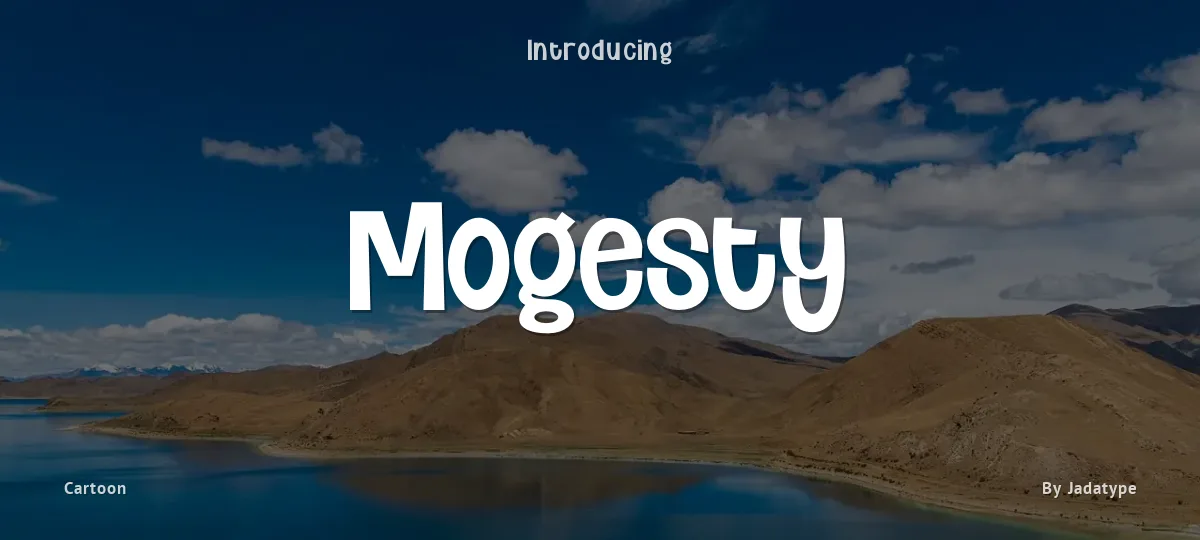 Mogesty font preview