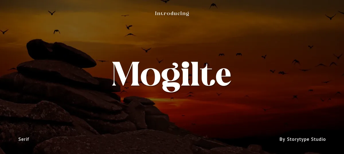 Mogilte font preview