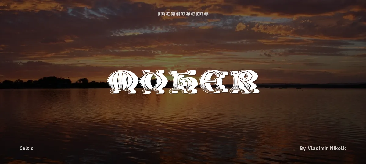 Moher font preview