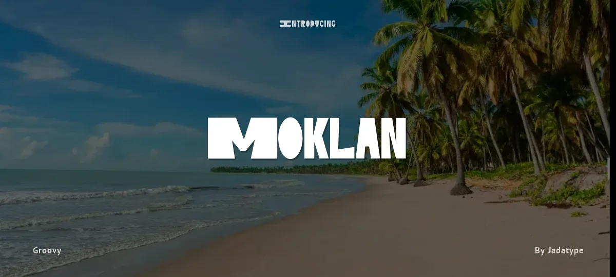 Moklan font preview