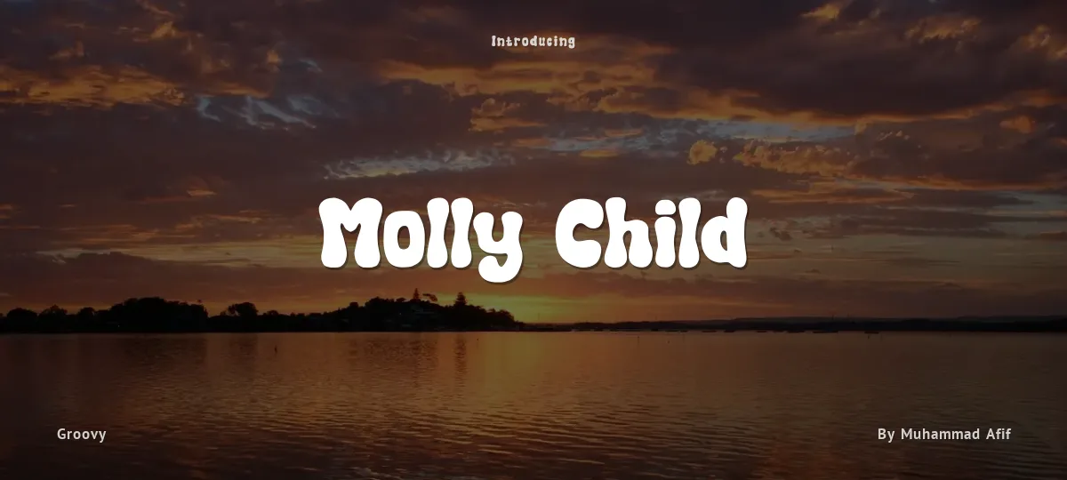 Molly Child font preview