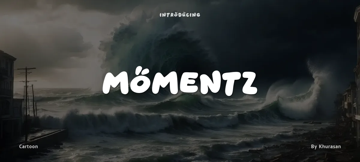 Momentz font preview