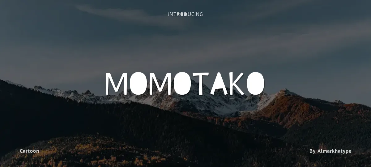 Momotako font preview