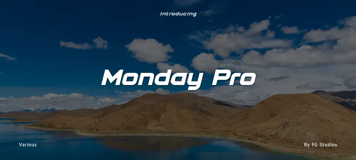 Monday Pro font preview