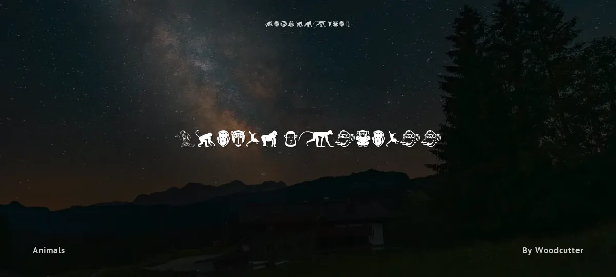 Monkey Business font preview